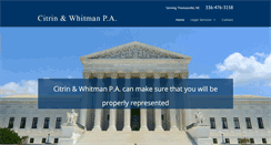 Desktop Screenshot of citrinandwhitman.net